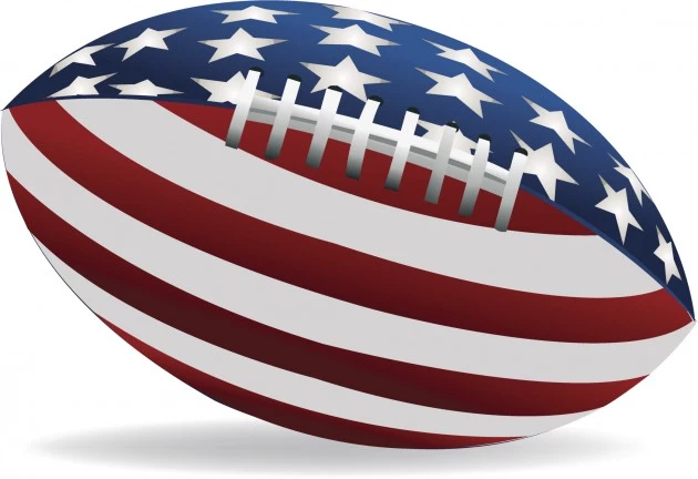 Football - American Flag